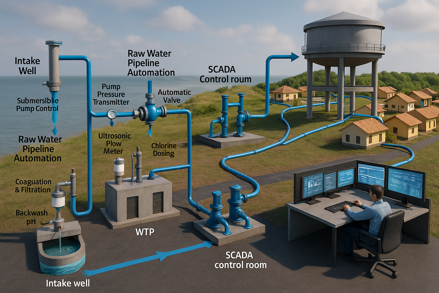 JJM Realistic Water Flow Diagram